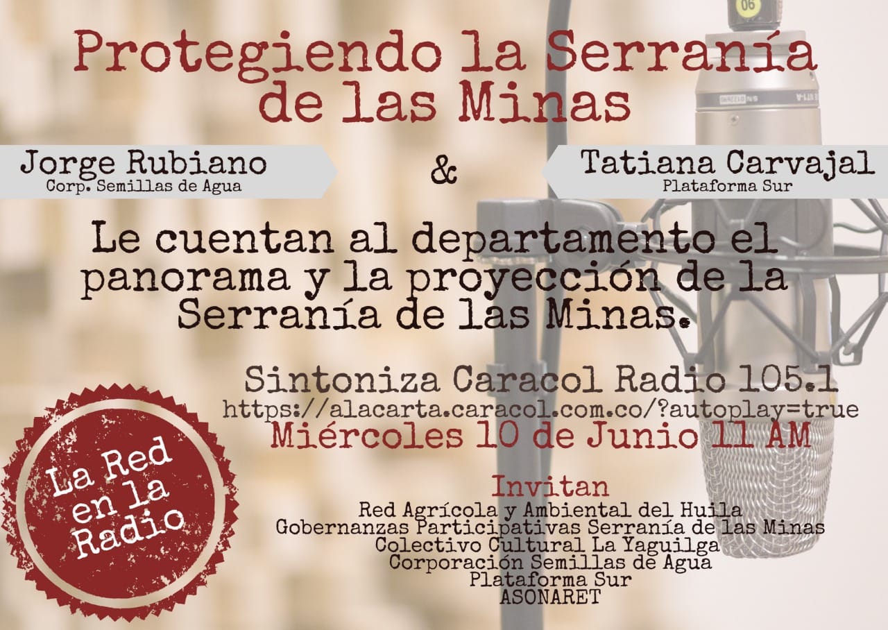 Imagen alusiva a La Serranía de las Minas en Caracol Radio